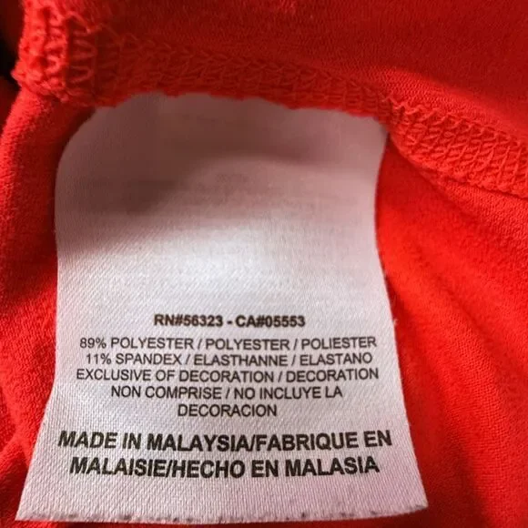 Nike Orange & Blue 3/4 Fleece Pullover Sweatshirt - Picture 6 of 6